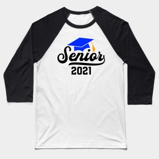 Senior 2021 Graduation T-Shirt Baseball T-Shirt